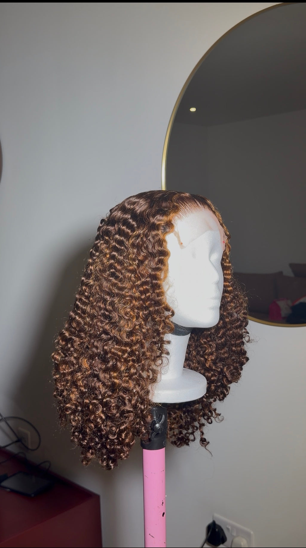 16inches Pixie curls with 5by5 glueless closure wig 250g